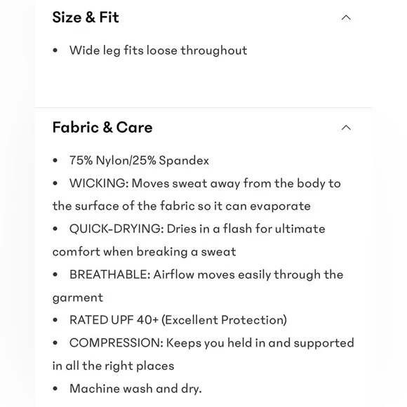 NWT Athleta Elation Wide Leg Black Pant Sz XS/P - Picture 8 of 8